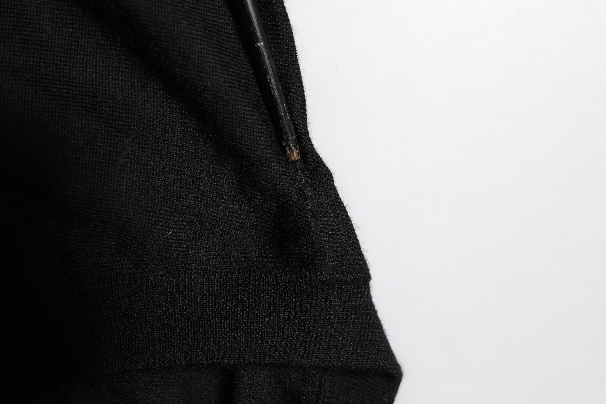Zwarte Kasjmier Crewneck Heren Pullover Trui