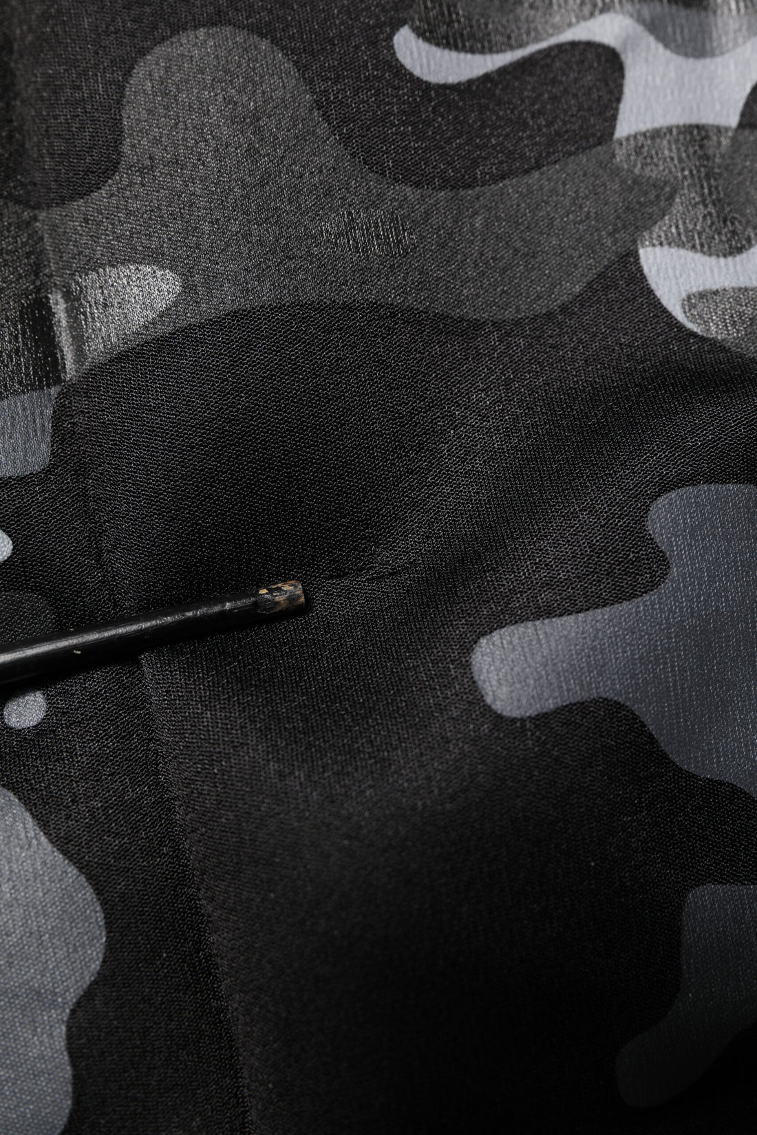 Zwart Camouflage Pullover Sweatshirt Trui