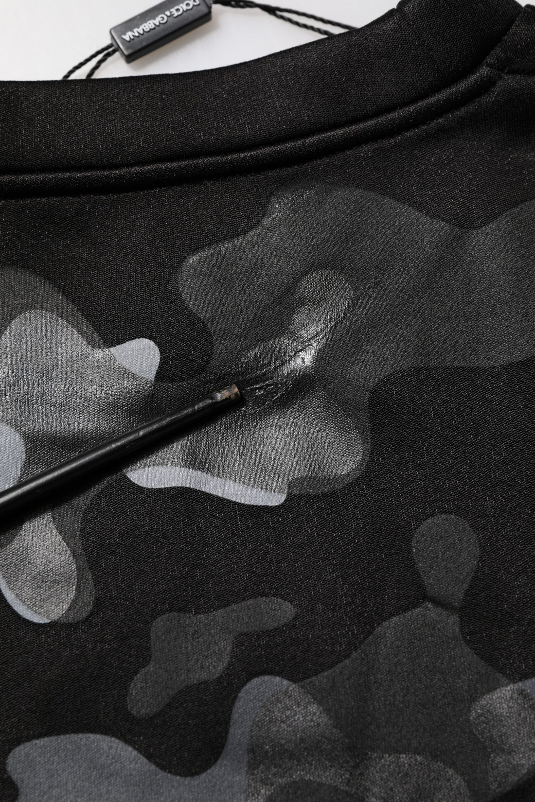 Dolce & Gabbana Black Camouflage Pullover Sweatshirt Sweater