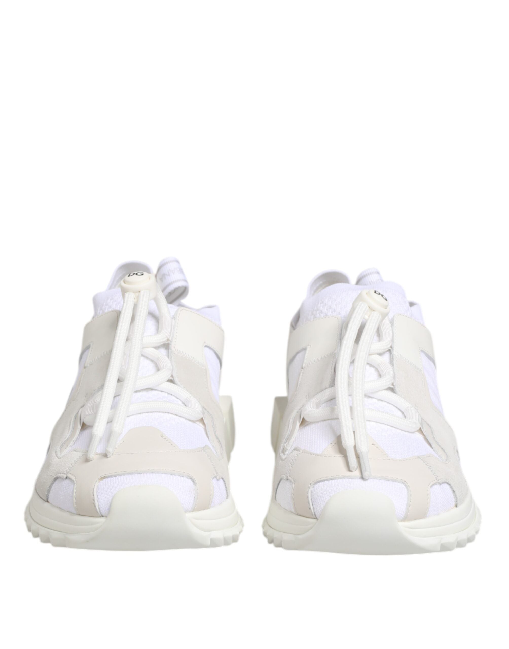 Witte Sorrento Lage Veterschoenen