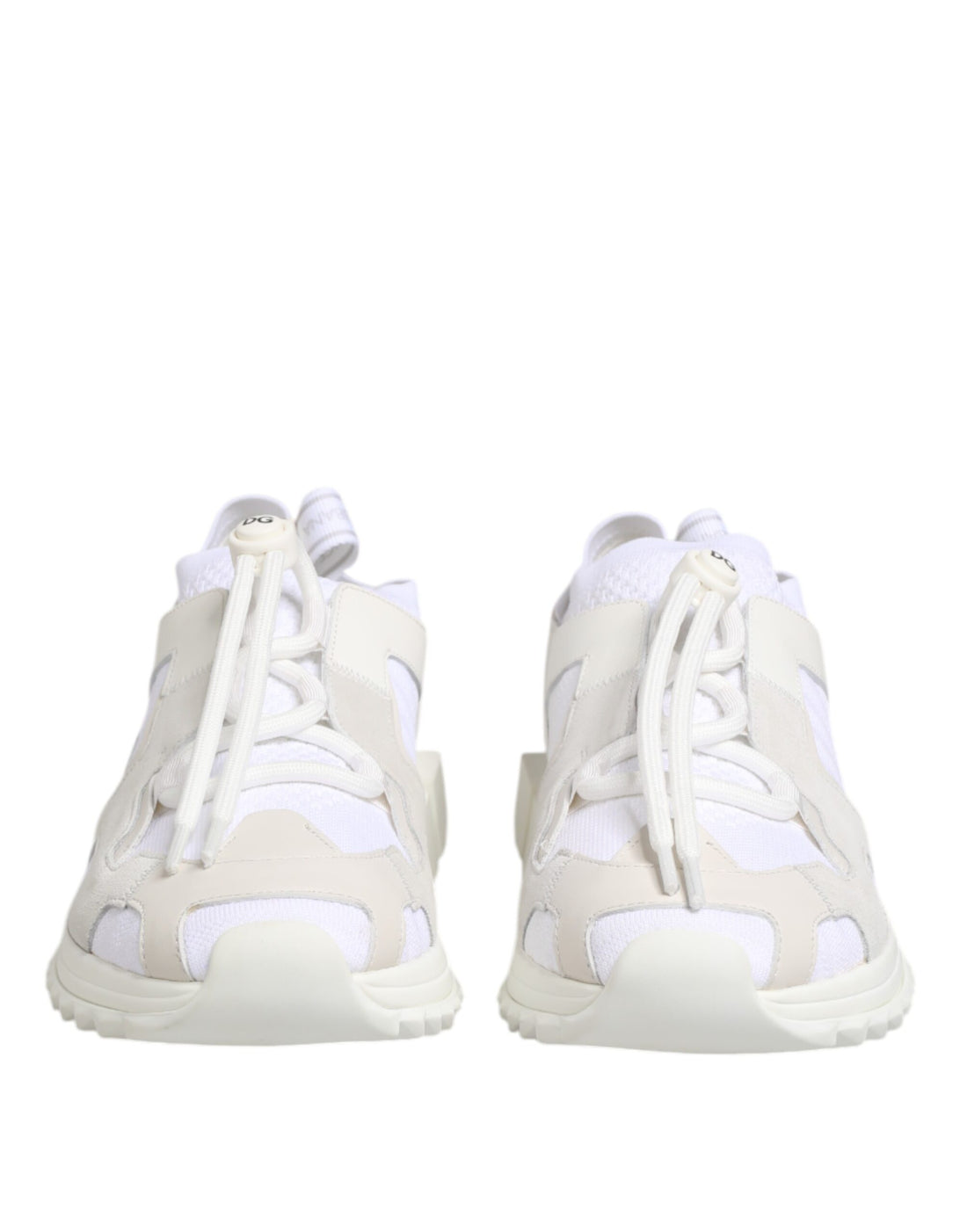 Witte Sorrento Lage Veterschoenen