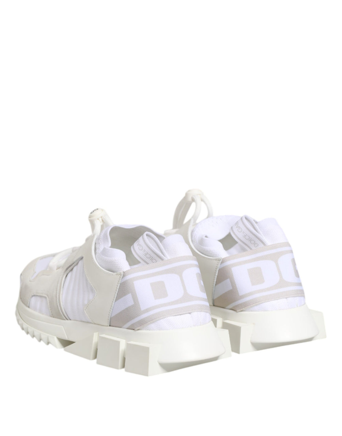 Witte Sorrento Lage Veterschoenen