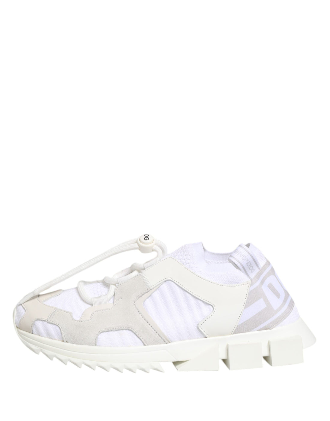 Witte Sorrento Lage Veterschoenen