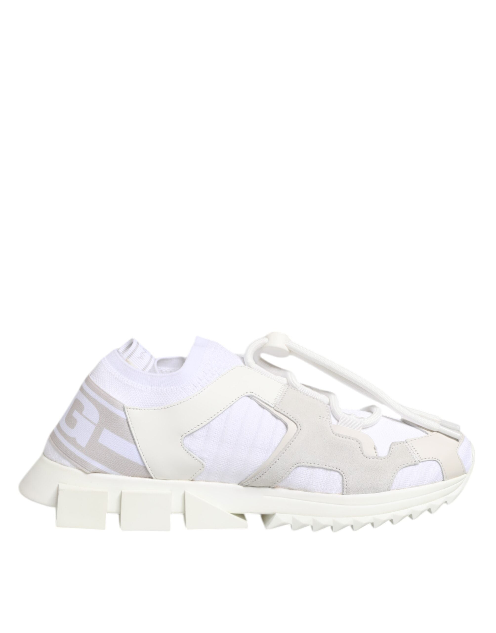 Witte Sorrento Lage Veterschoenen