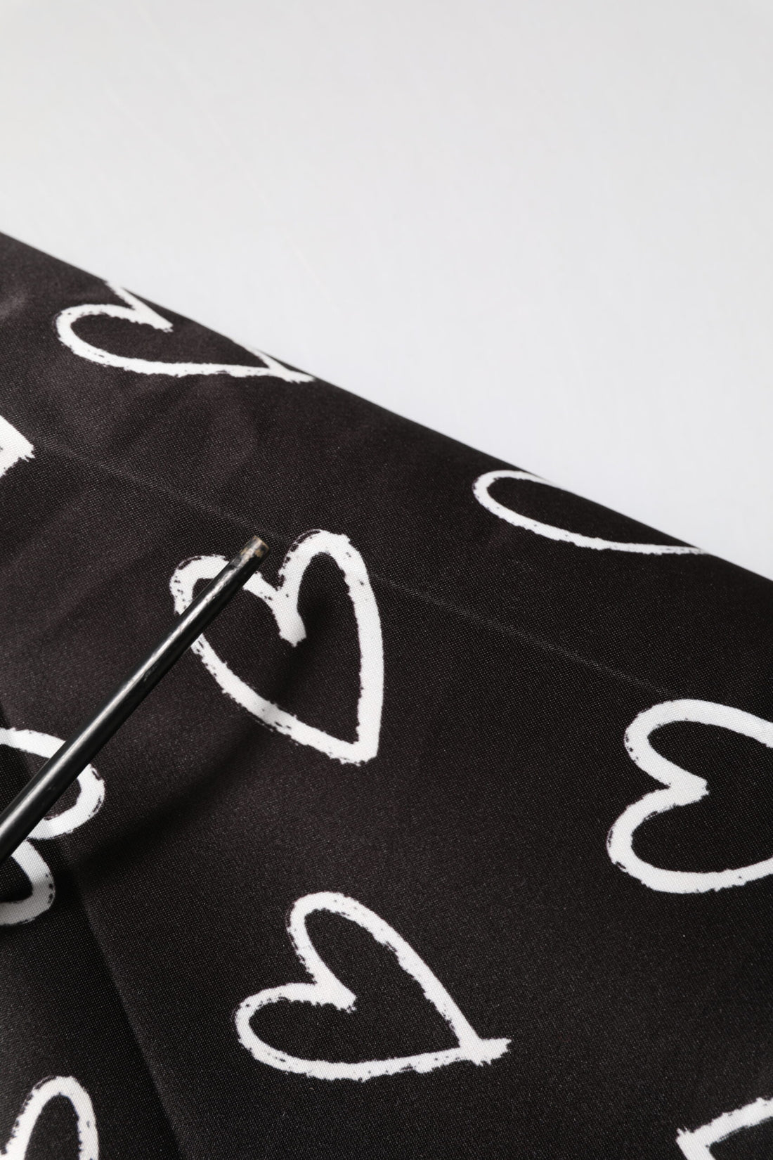 Dolce & Gabbana Black Polyester Heart Print Bomber Jacket
