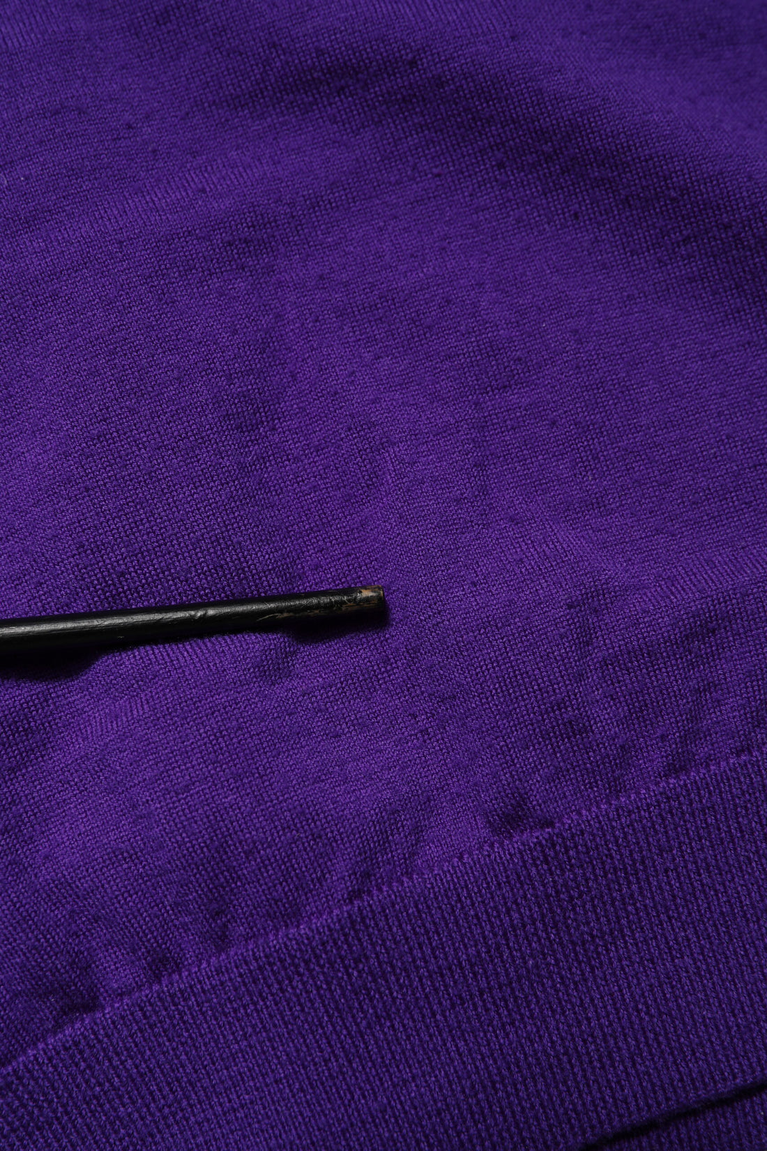 Dolce & Gabbana Purple Wool Knit V-neck Cardigan Sweater
