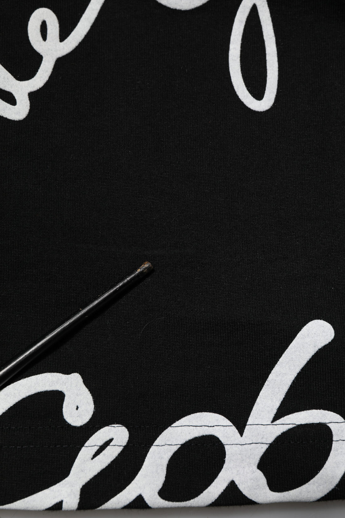 Dolce & Gabbana Black Logo Print Cotton Crew Neck  T-shirt