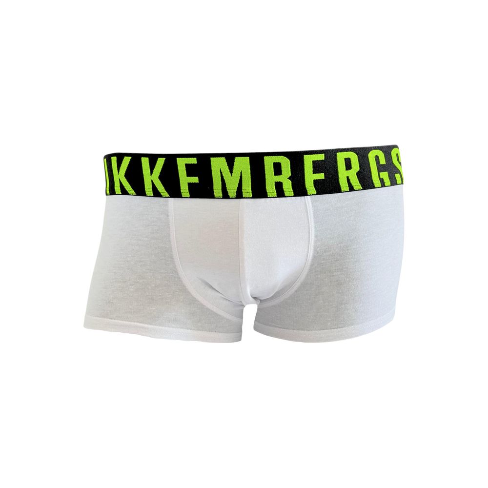 Bikkembergs White Cotton Men Boxer