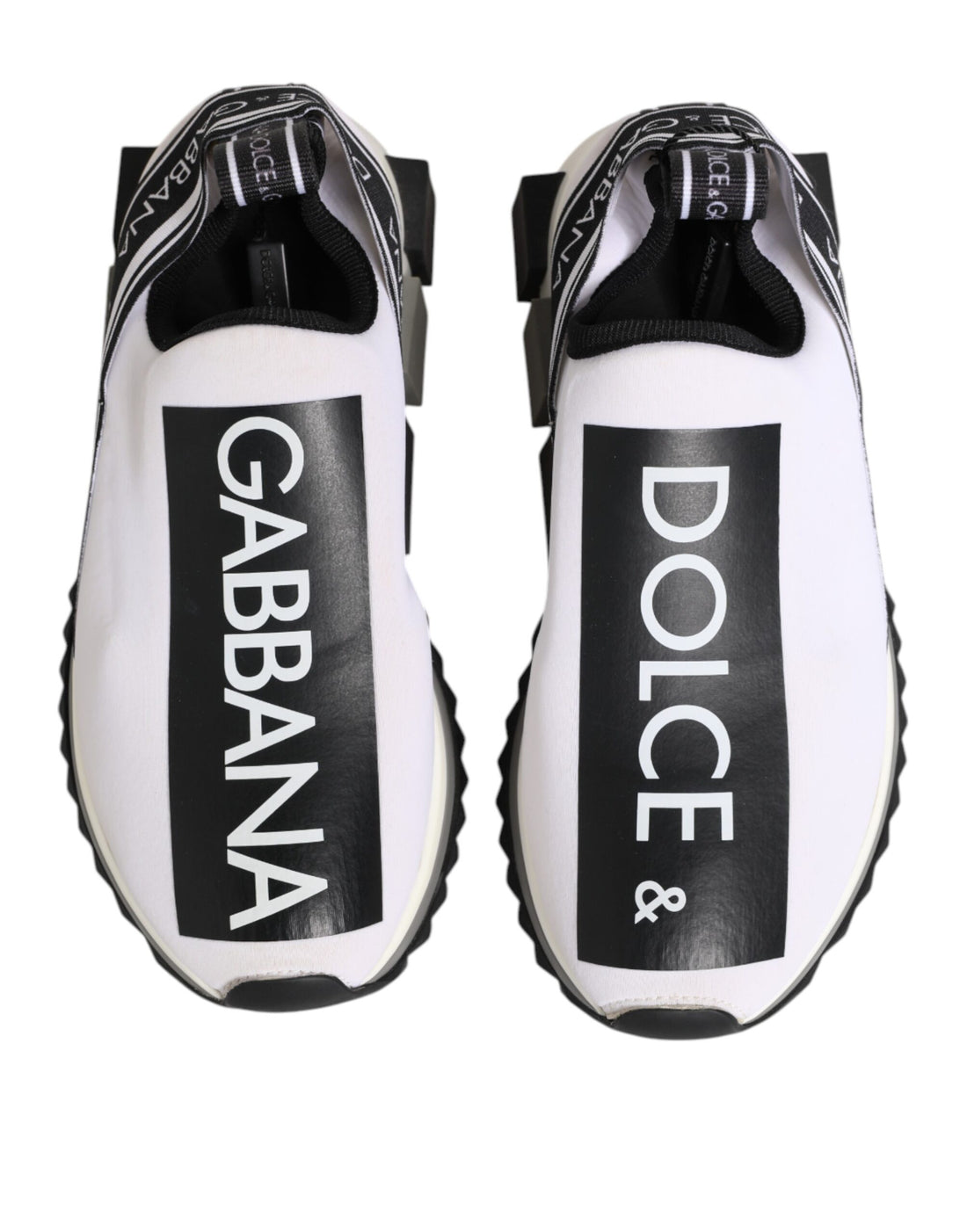 Zwart Witte Slip On Sorrento Sneakers Schoenen