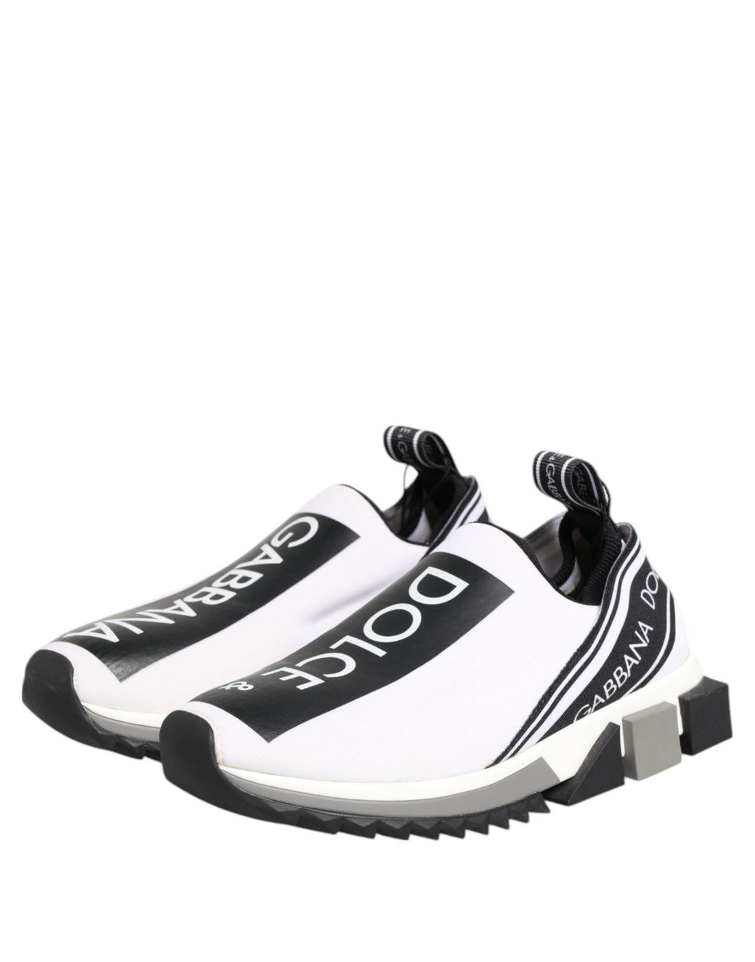 Zwart Witte Slip On Sorrento Sneakers Schoenen