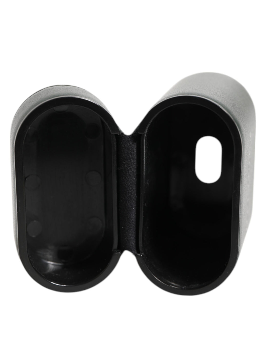 Dolce & Gabbana Army Green Calfskin Leather Logo Flip Holder Airpods Case