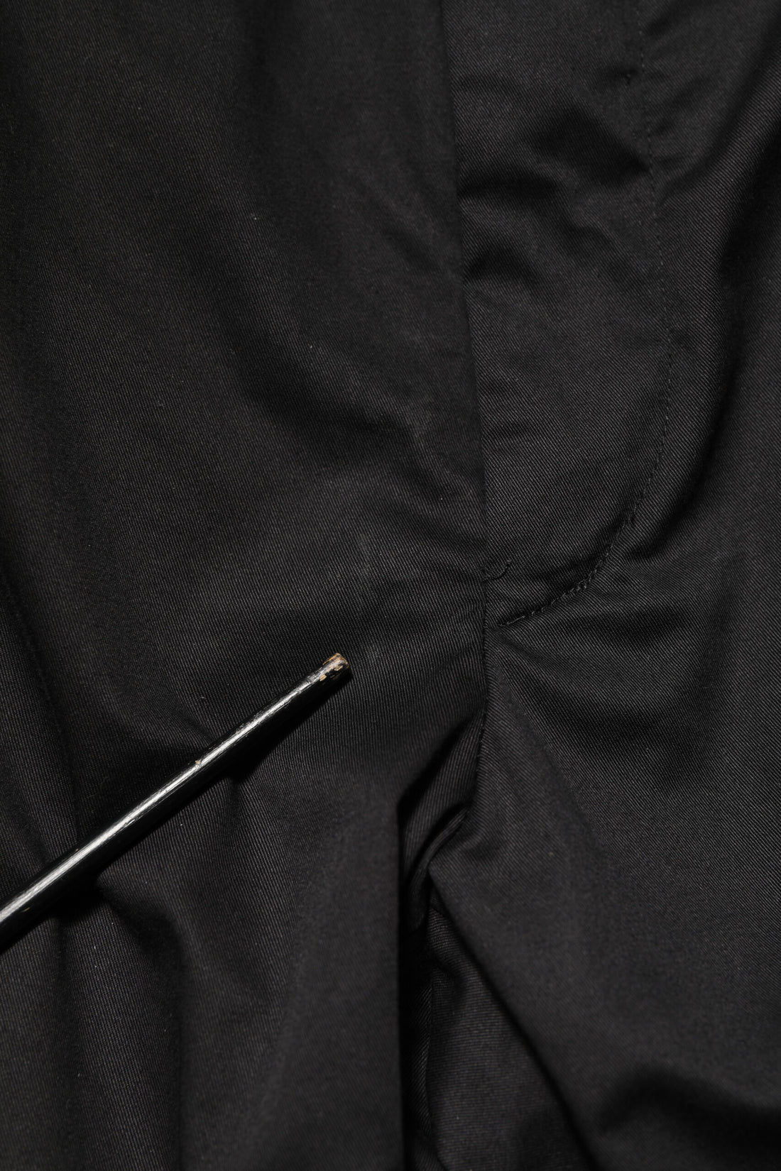 Zwarte Katoenen Taps Toelopende Formele Heren Broek