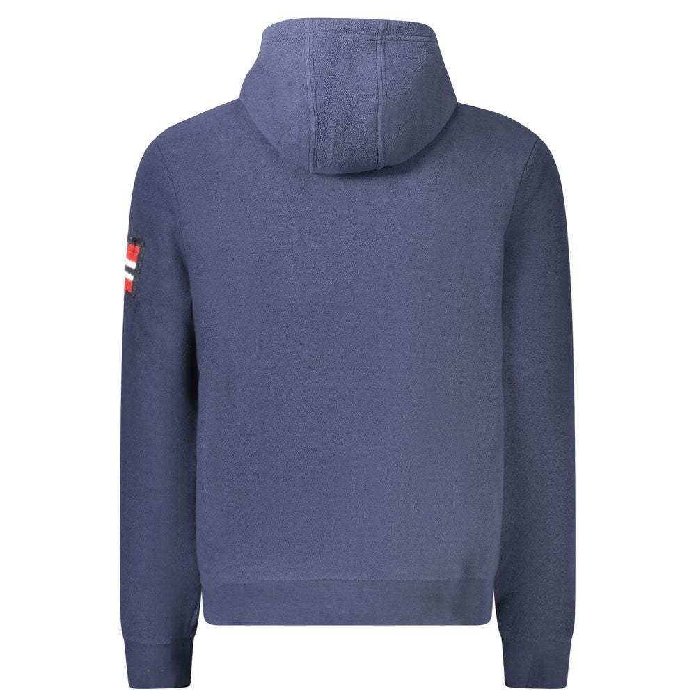 Norway 1963 Blue Polyester Men's Hooded Sweatshirt