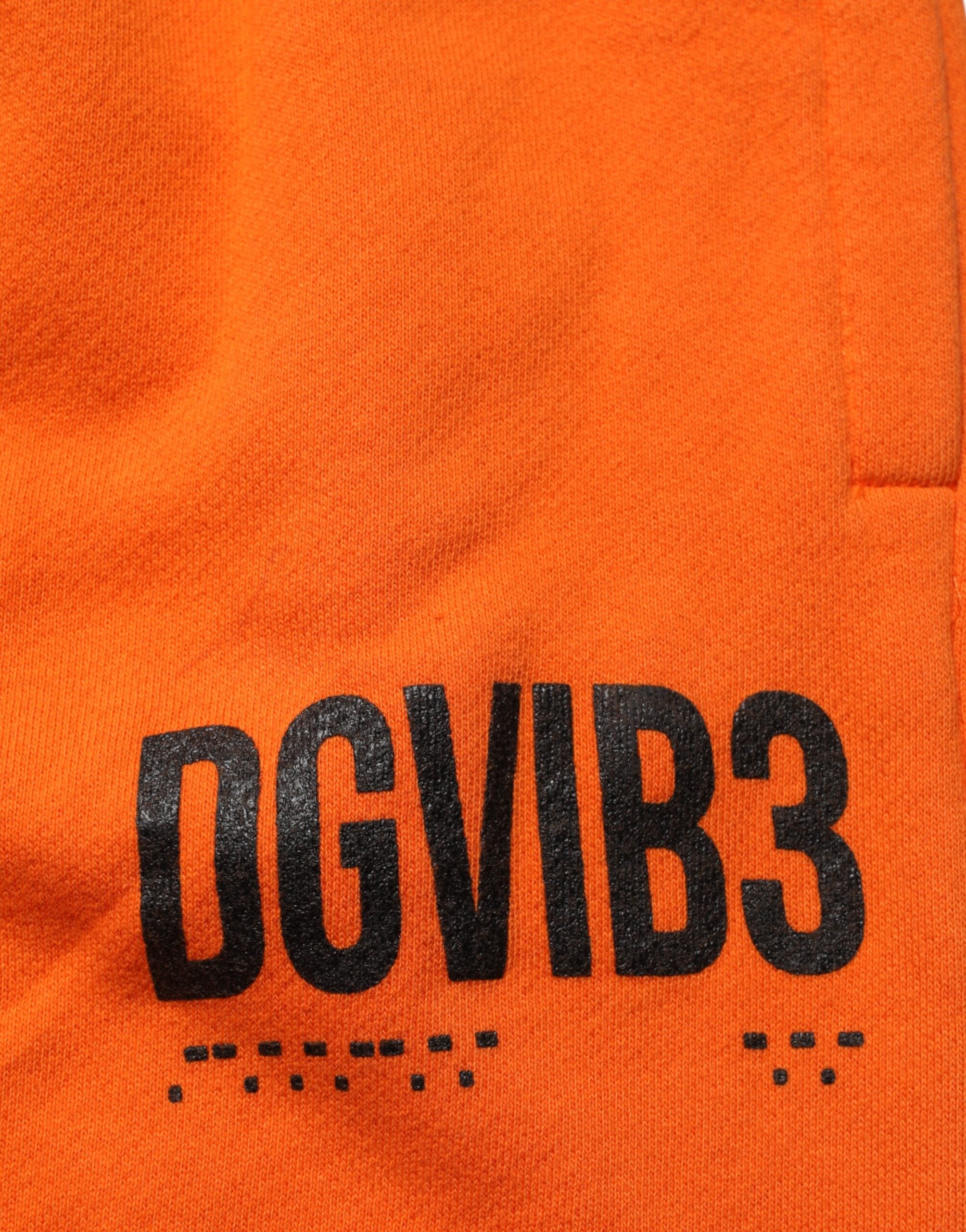Oranje Katoenen DG VIB3 Logo Sweatpants met Trekkoord