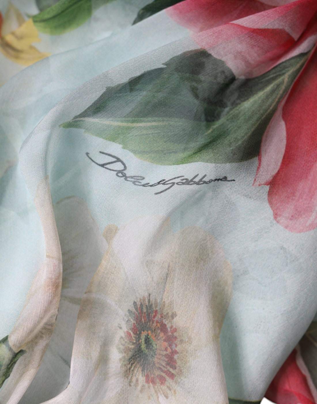 Blauwe Maxi Jurk Met Bloemenprint En Ruches