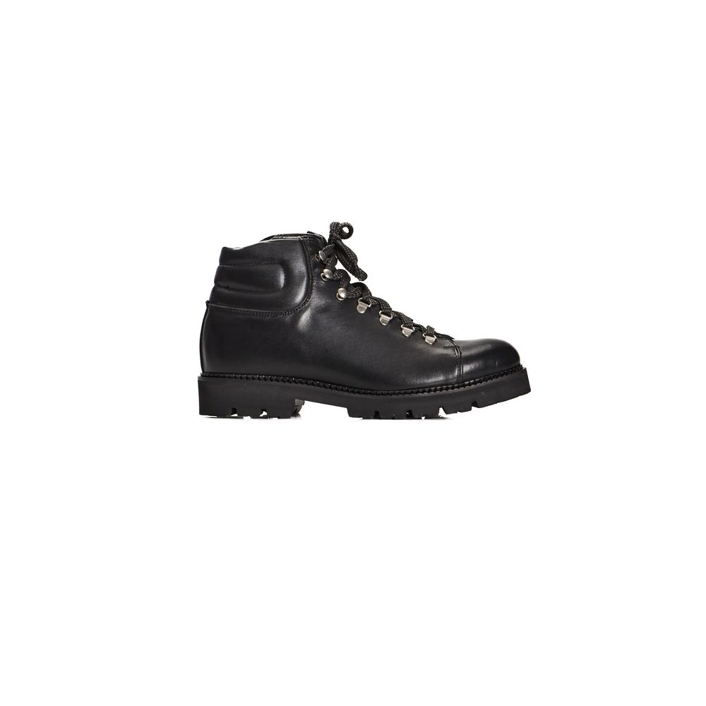 Roberto Pepe Luxury Black Calfskin Men Boot