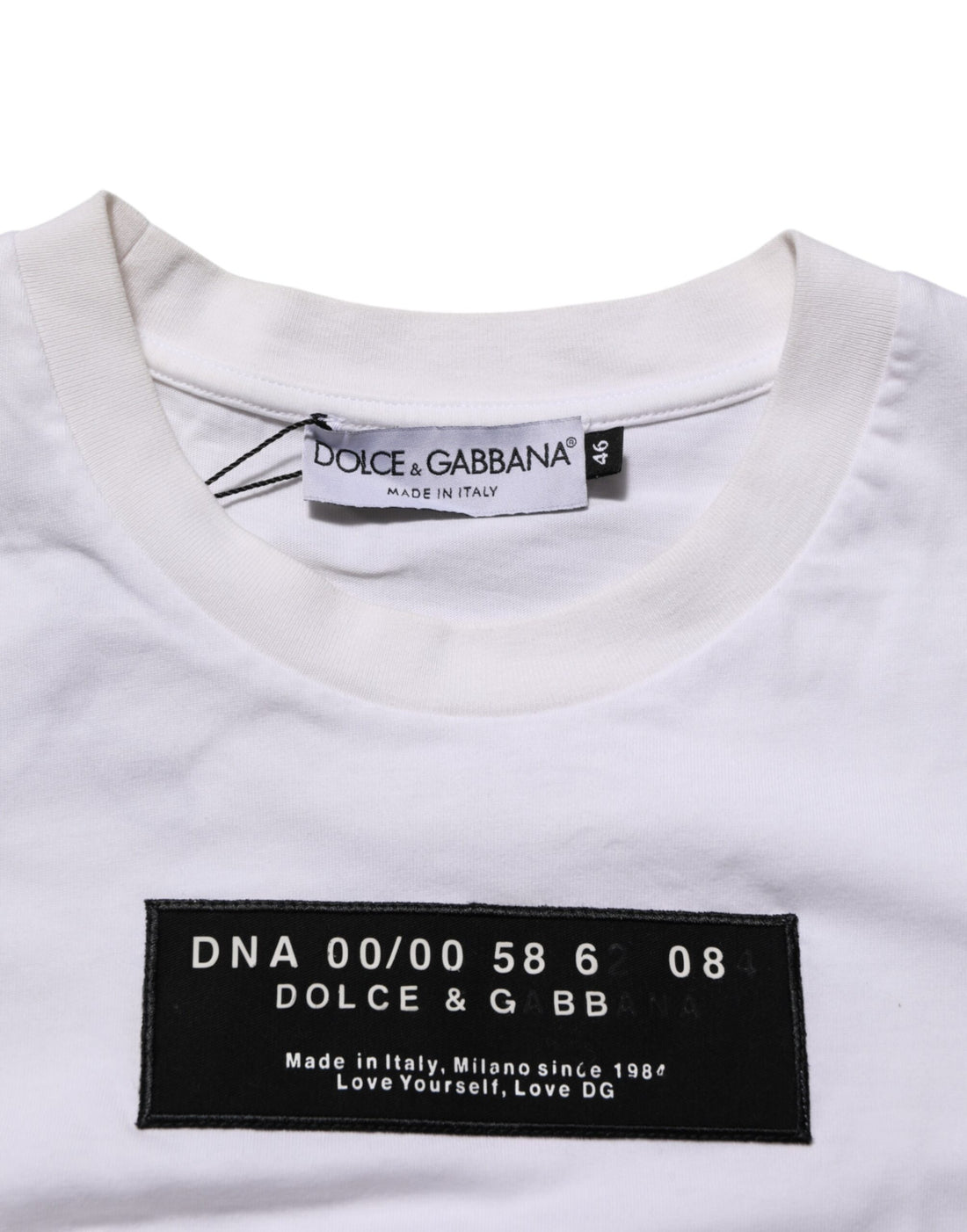 Wit Katoenen T-shirt Met Ronde Hals En Logoprint Voor Heren