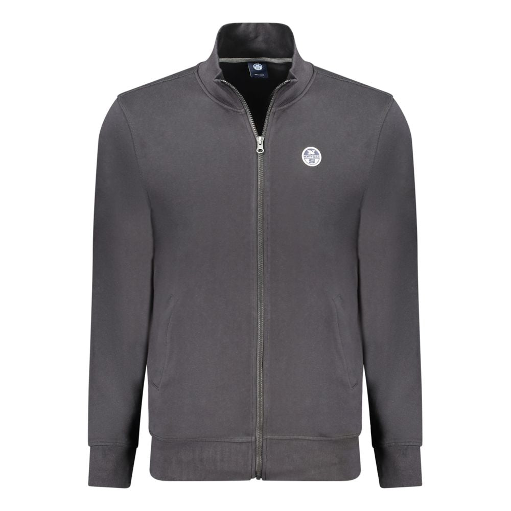 North Sails Black Cotton Men's Sweatshirt