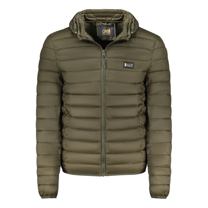 Cavalli Class Verde Polyester Mens Jacket