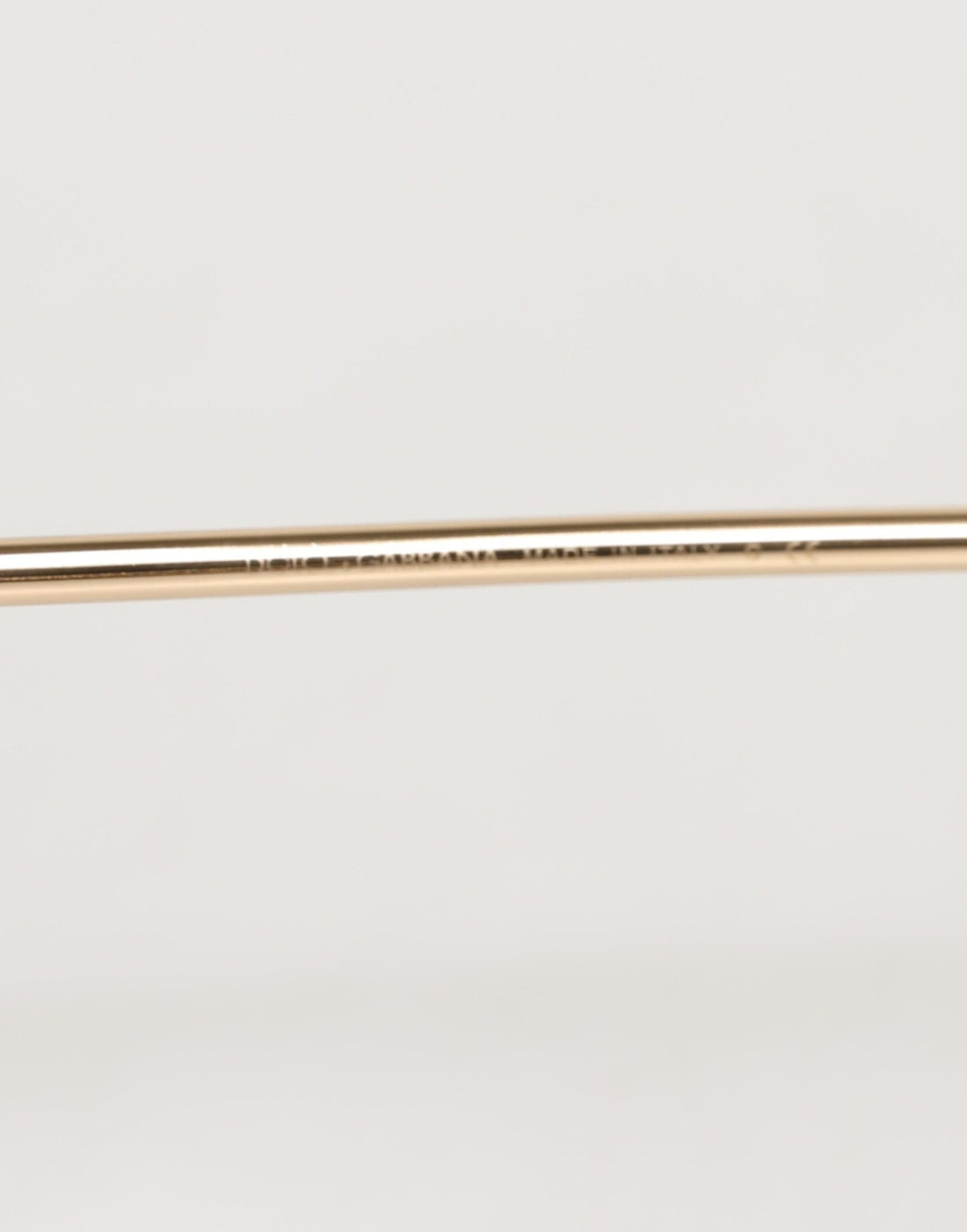 Dolce & Gabbana Pink Gold Metal Round Shades Eyewear Sunglasses