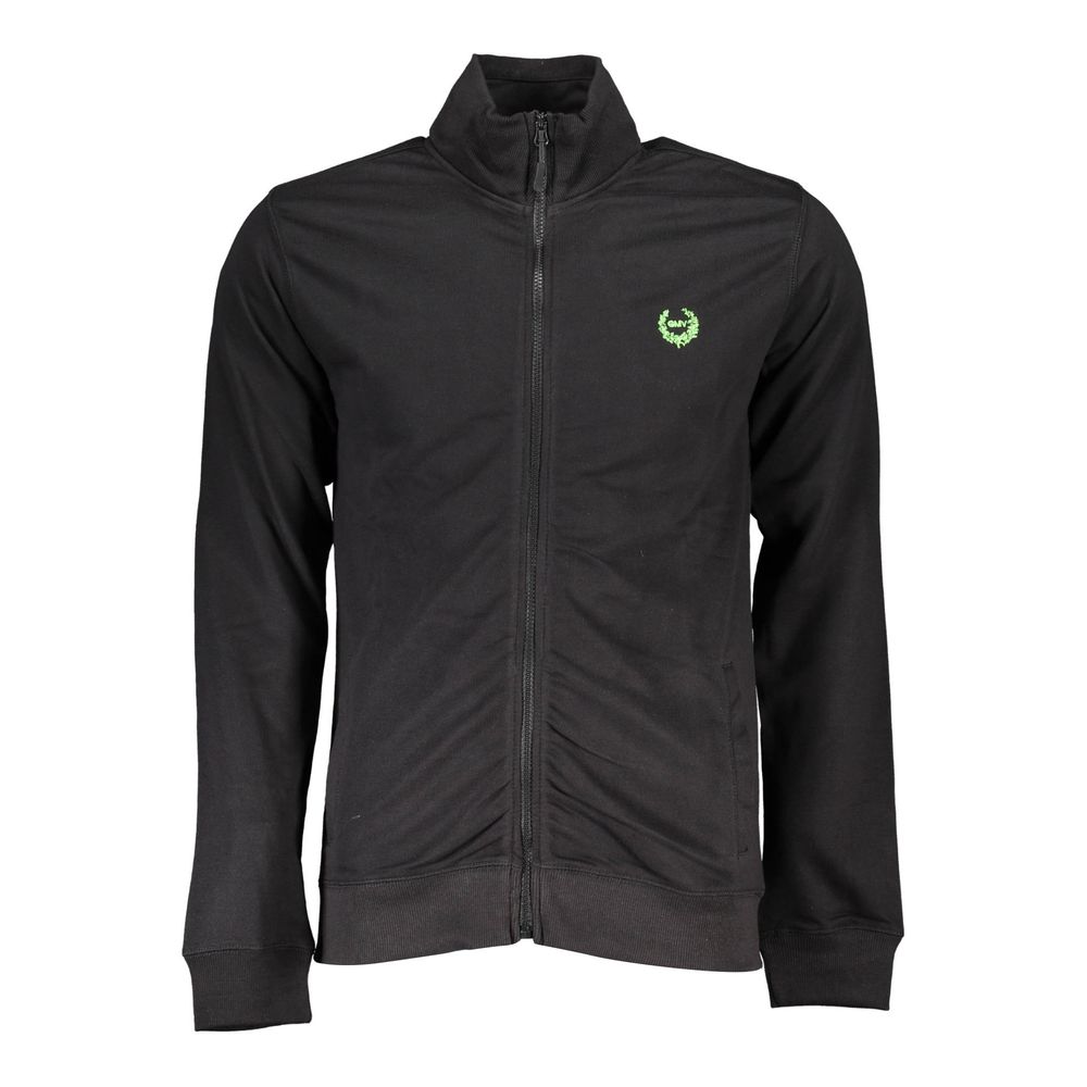 Gianmarco Venturi Black Cotton Men's Sweatshirt