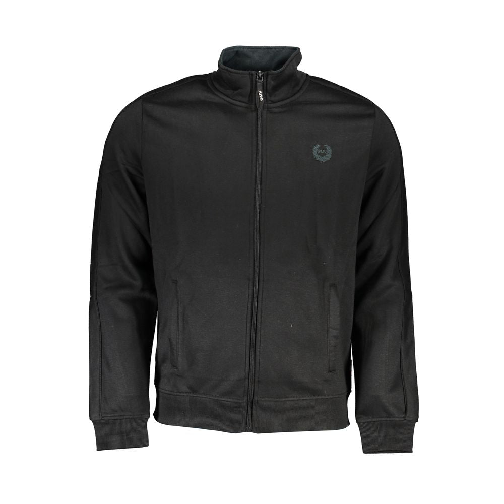 Gianmarco Venturi Black Polyester Men Sweatshirt