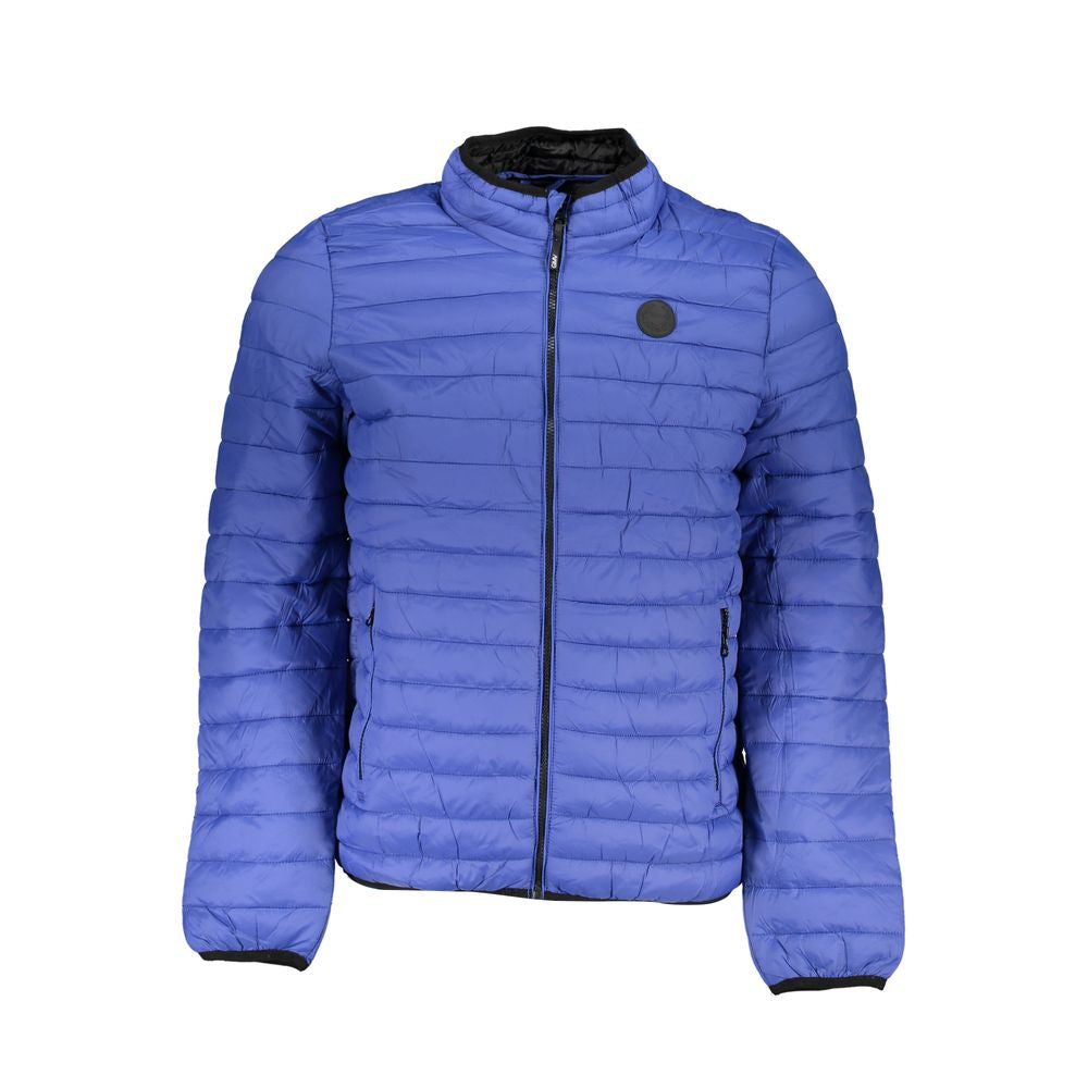 Gianmarco Venturi Blu Poliammide Men's Jacket