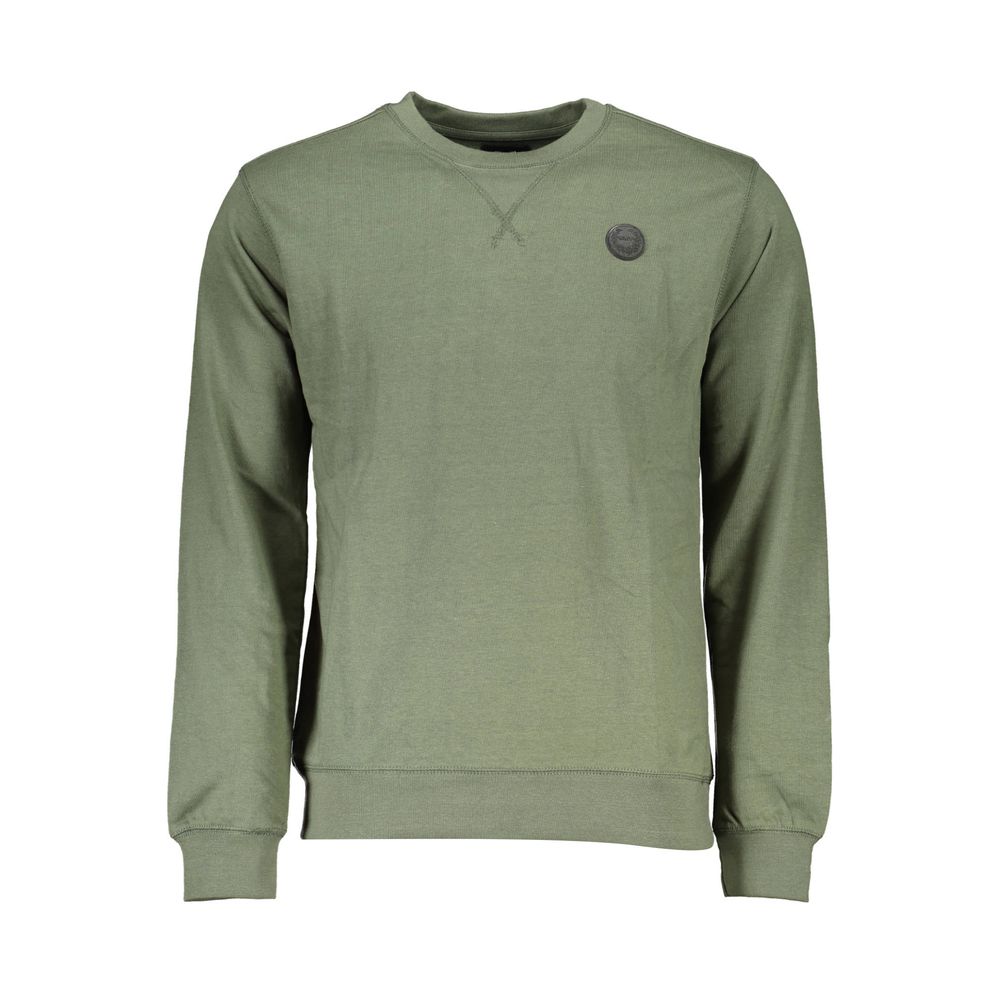 Gianmarco Venturi Verde Cotton Men Sweatshirt