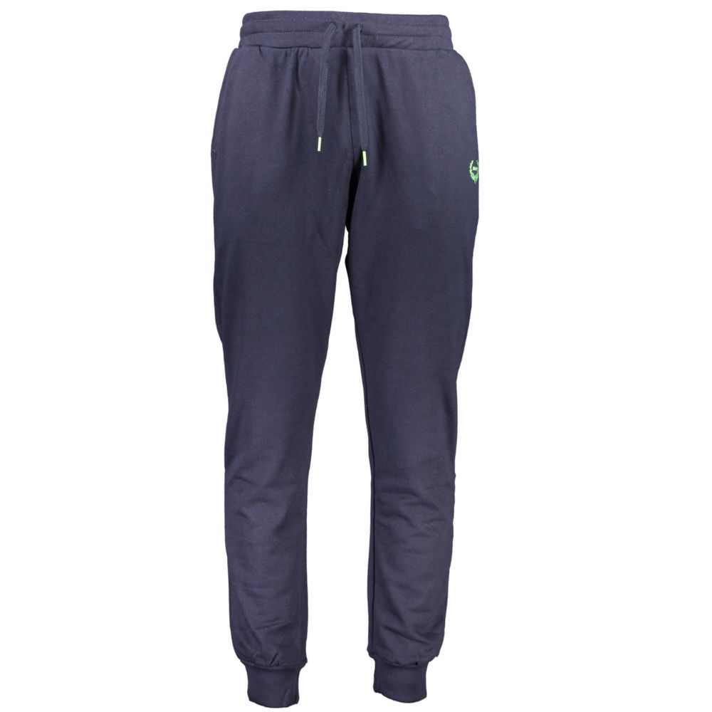 Gianmarco Venturi Blu Cotton Men's Sweatpant