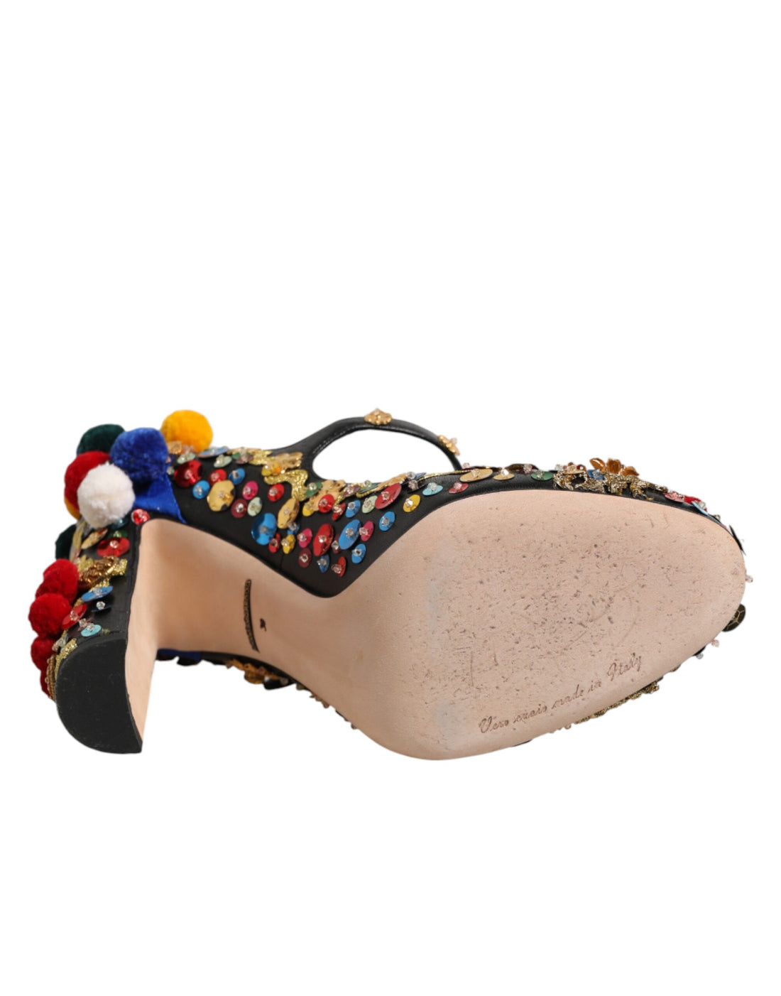 Zwartgoud Versierde MARY JANES Pumps Schoenen