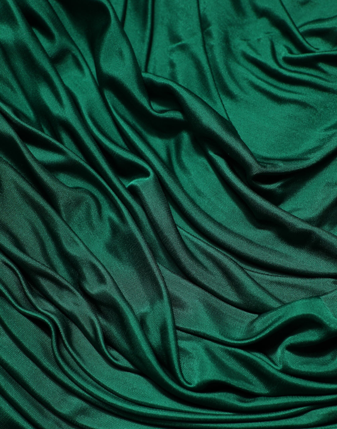 Dolce & Gabbana Green Viscose Drape Jersey Organzine Tank Top