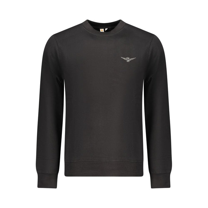 Accademia Militare Black Cotton Men Sweatshirt