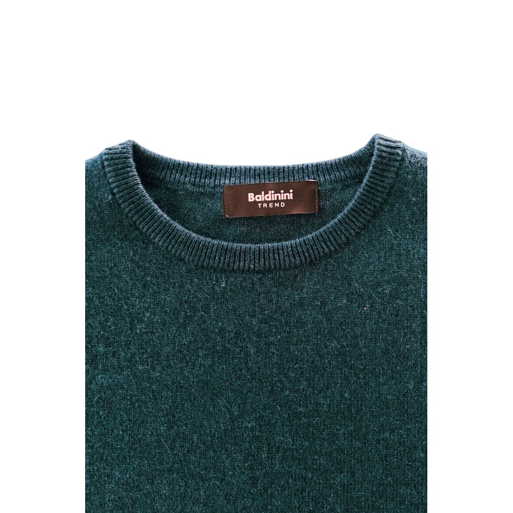 Baldinini Trend Green Cashmere Men Sweater