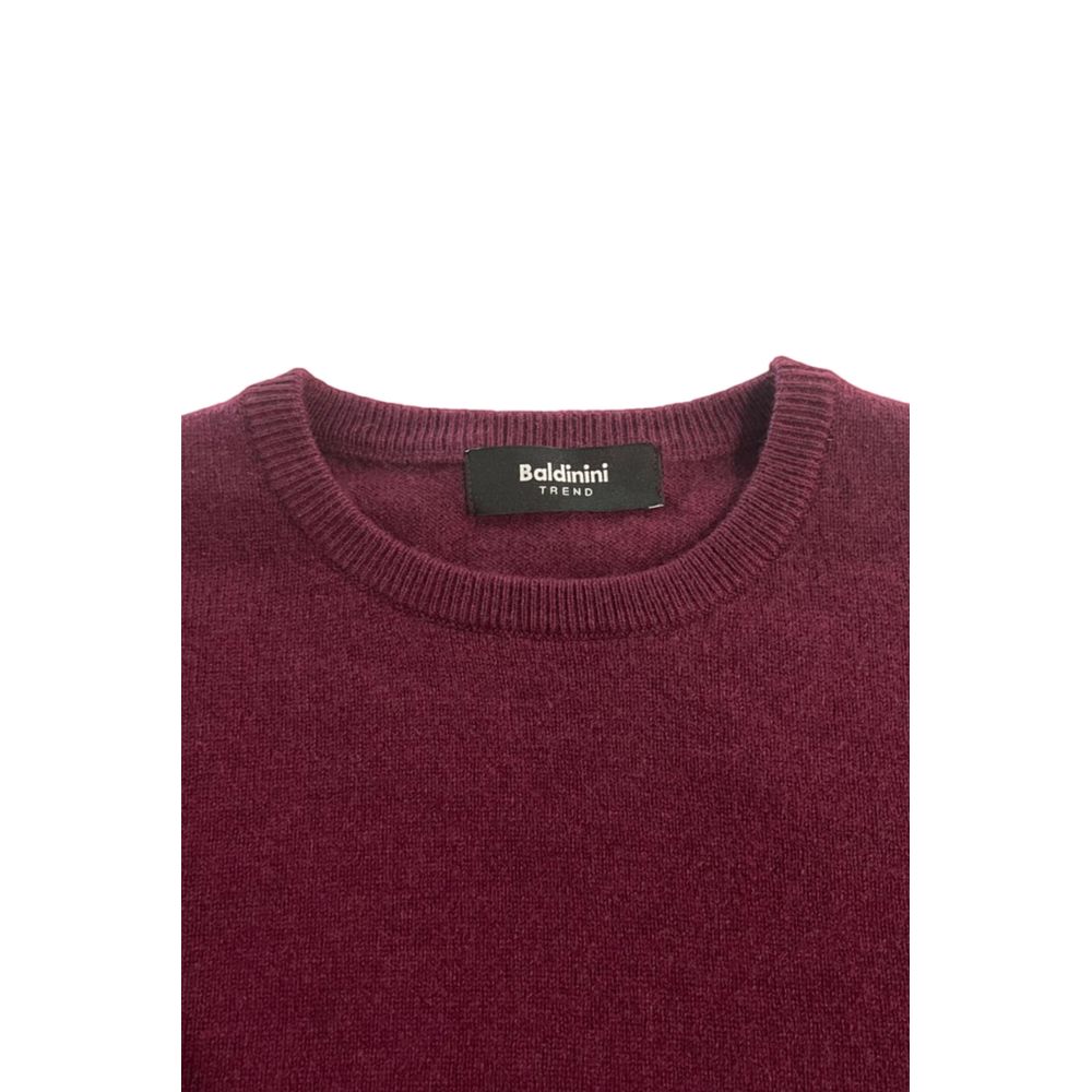 Baldinini Trend Red Cashmere Men Sweater