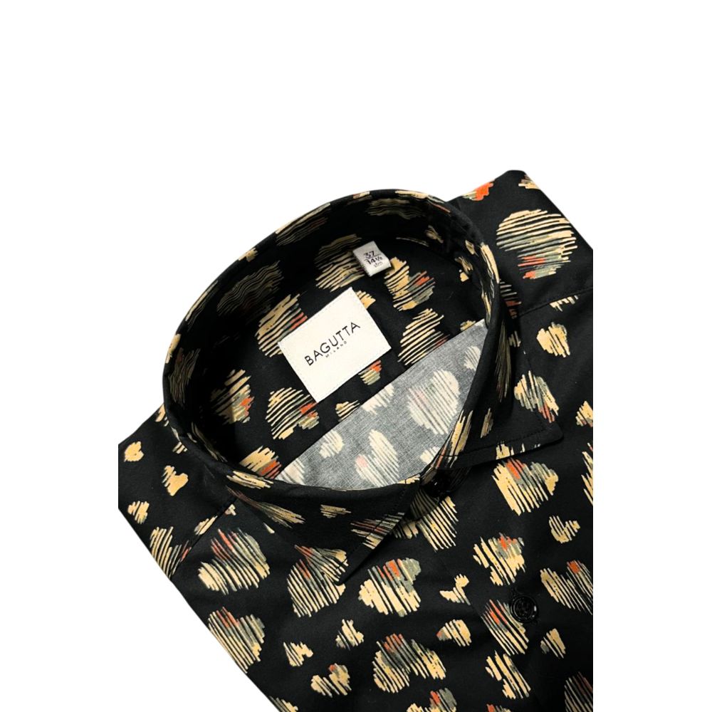 Bagutta Multicolor Cotton Men Shirt