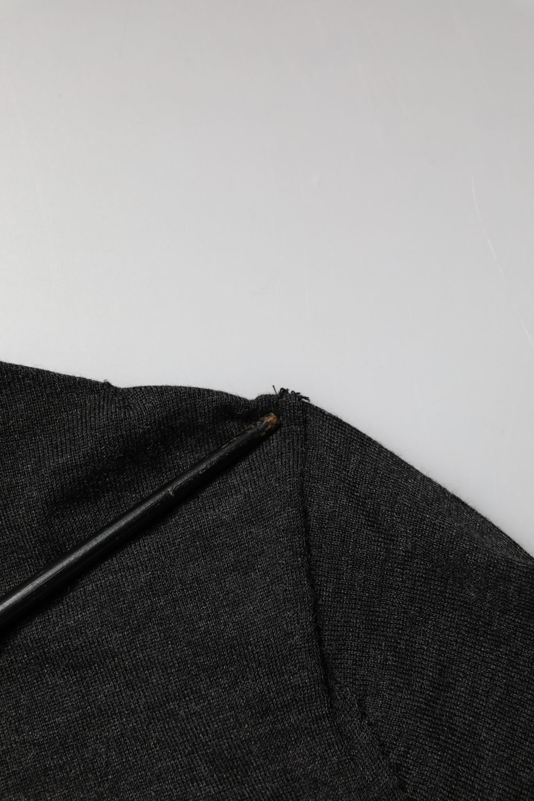 Zwart Kasjmieren Herencardigan met Knopen