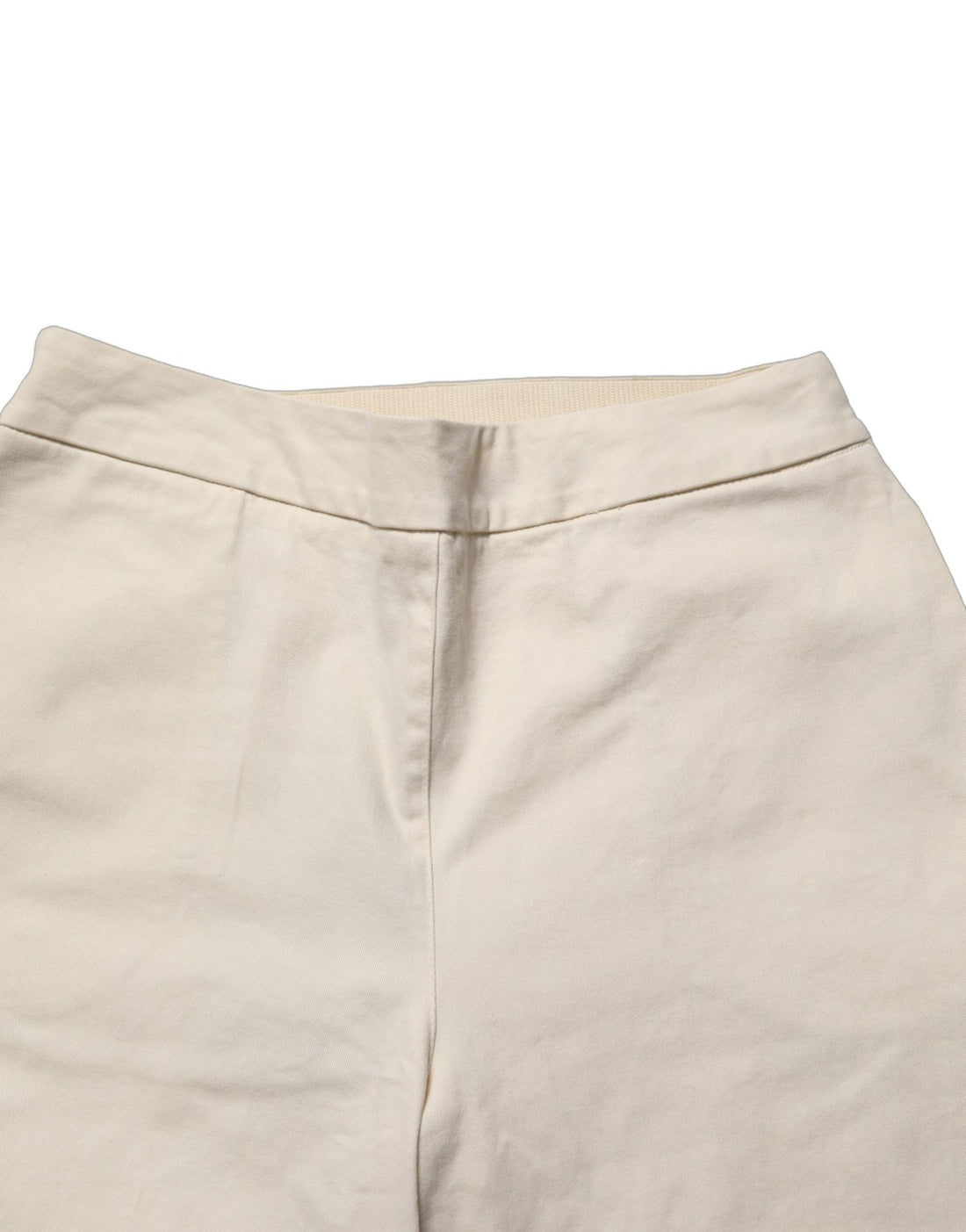 Alpha Studio Beige High Waist Straight Capri Cropped Trouser Pants - RIMODA