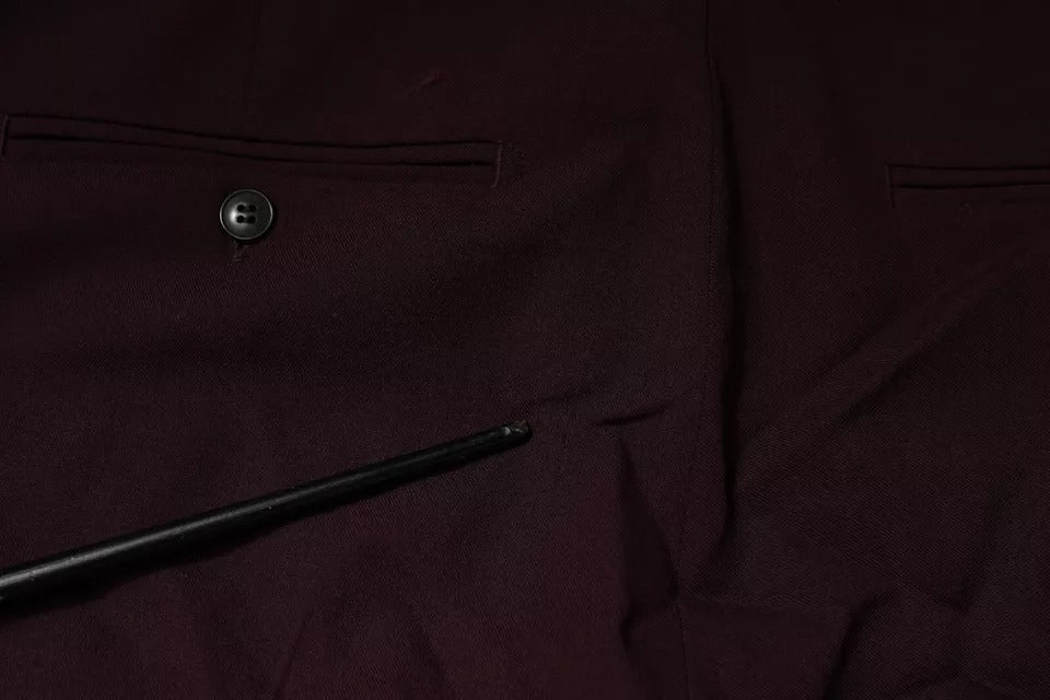 Aniye By Maroon Mid Waist Tapered Skinny Dress Pants - RIMODA