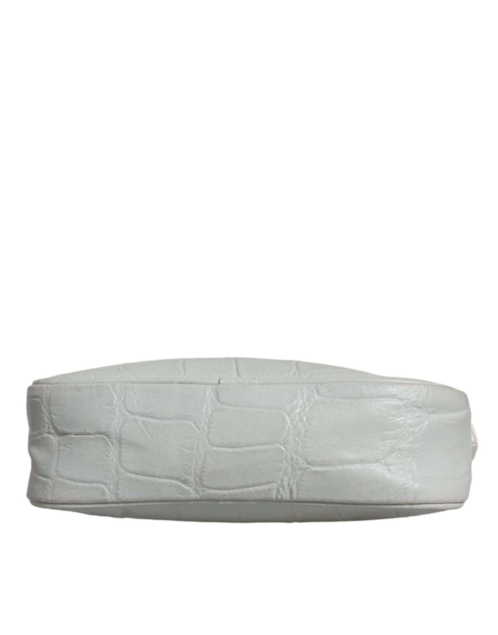 Aniye By White Croc Print Leather Crossbody Sling Bag - RIMODA