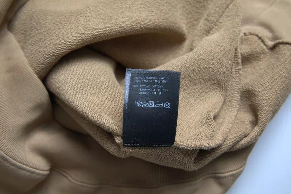 Balenciaga Brown Cotton Symbolic Molleton Bouclette Hooded Sweater - RIMODA