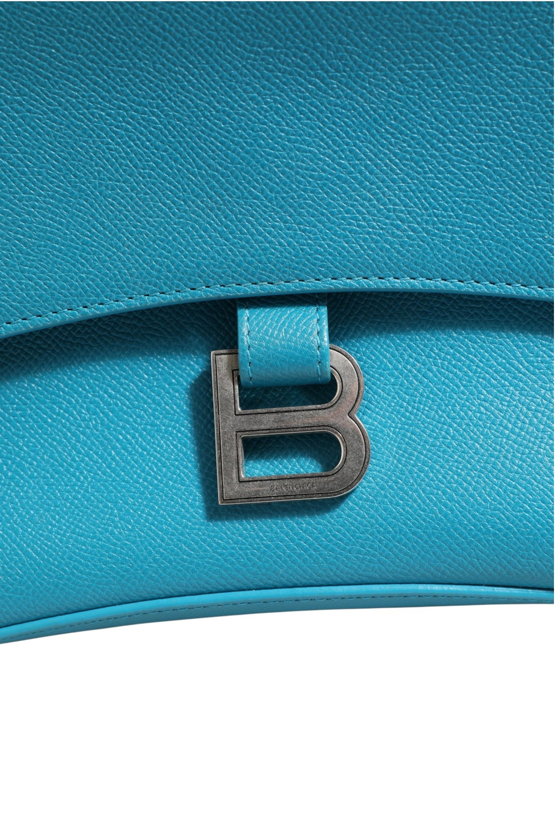 Balenciaga Calfskin S Downtown Blue Shoulder Bag - RIMODA