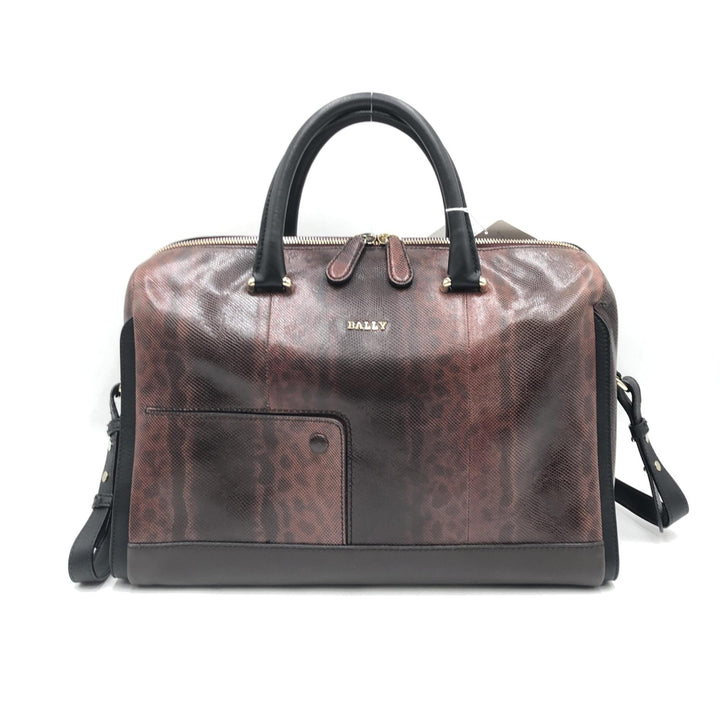 Bally Python Pattern 2WAY Boston Bag - RIMODA