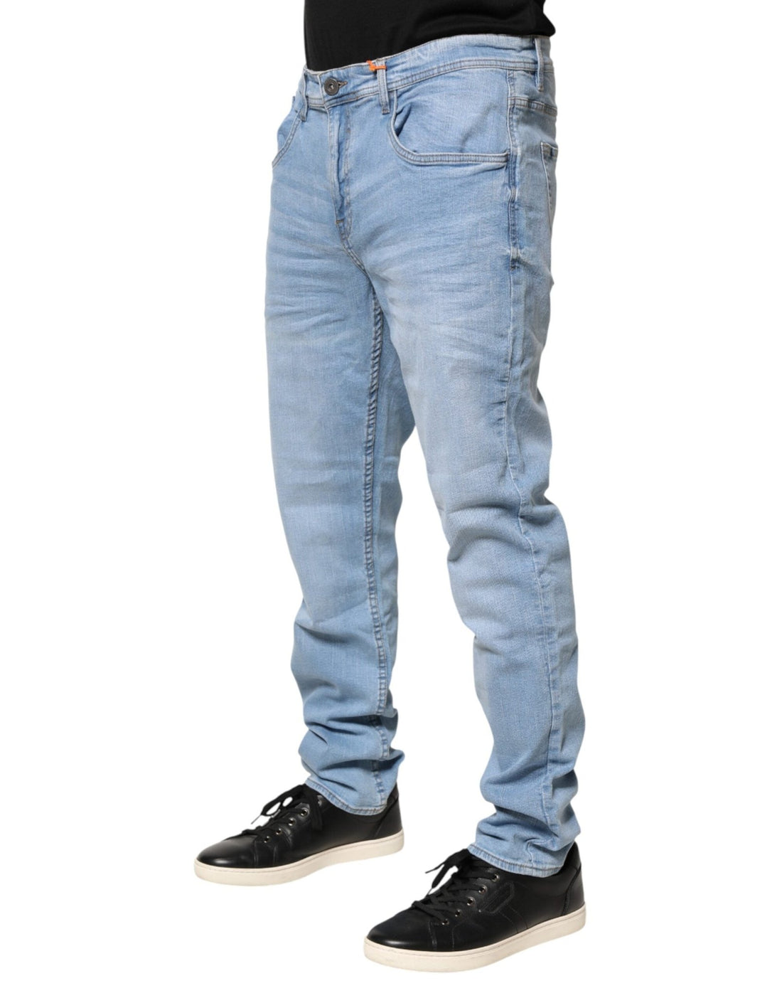 Blend Light Blue Twister Mid Waist Skinny Fit Men Denim Jeans - RIMODA