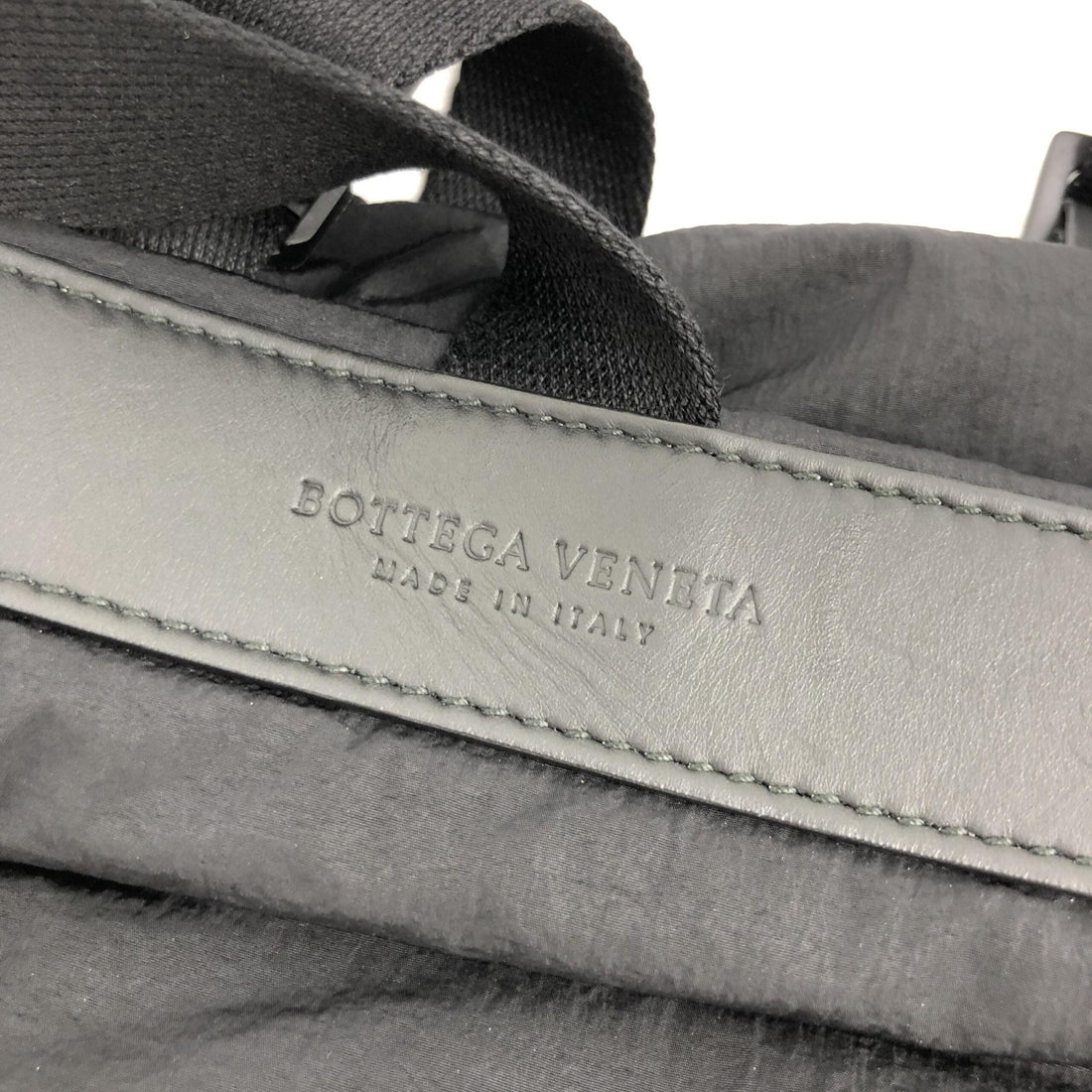Bottega Veneta Black And Blue Nylon Convertible Tote - RIMODA