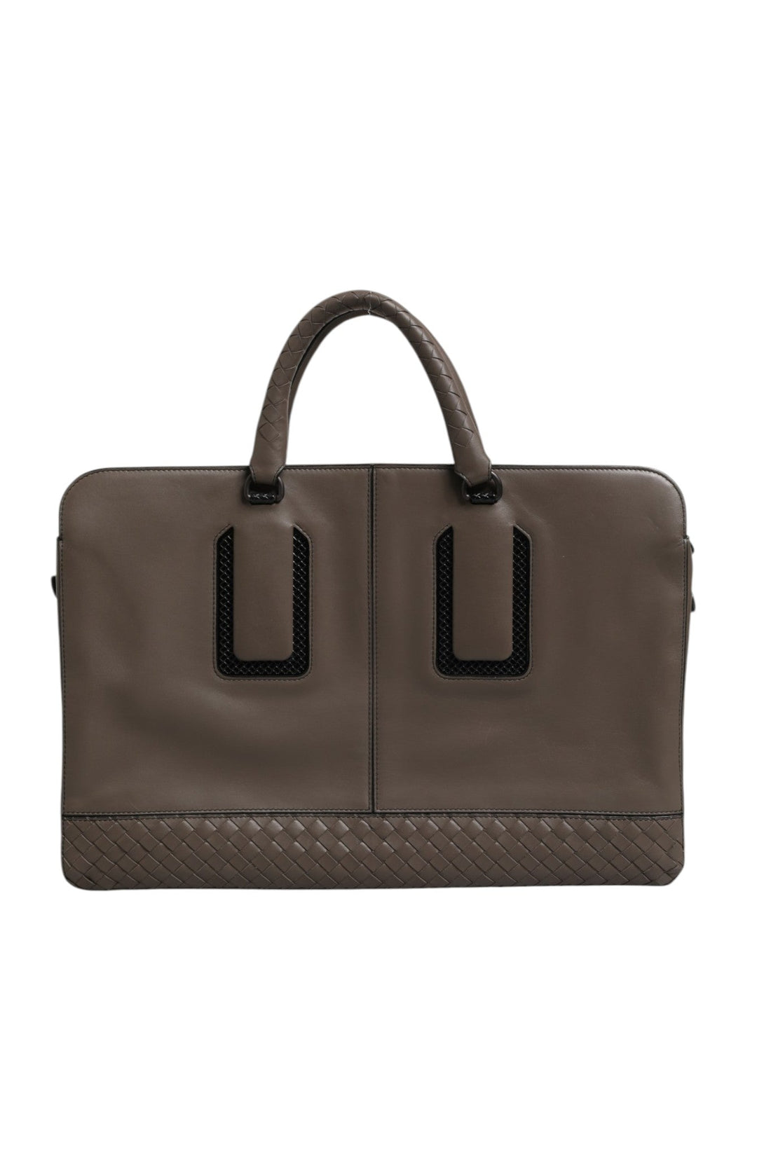 Bottega Veneta Getaway Intrecciato Leather Briefcase - RIMODA
