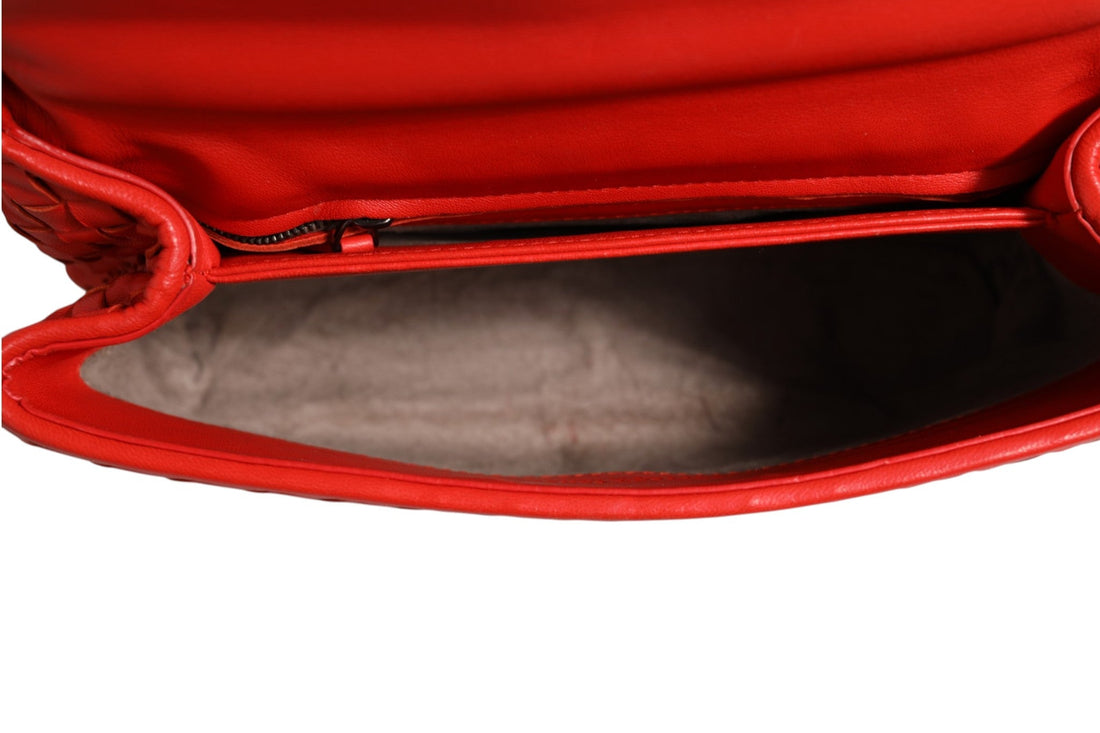 Bottega Veneta Olimpia Small Intrecciato Leather Shoulder Bag - RIMODA