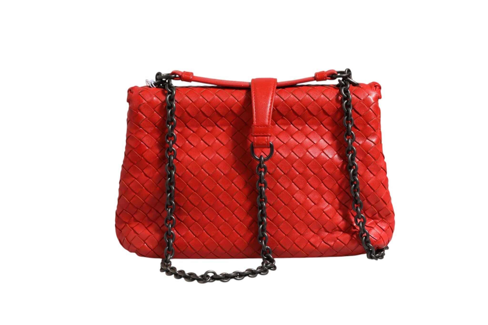 Bottega Veneta Olimpia Small Intrecciato Leather Shoulder Bag - RIMODA
