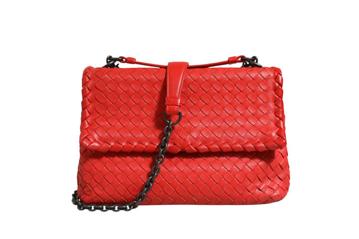 Bottega Veneta Olimpia Small Intrecciato Leather Shoulder Bag - RIMODA