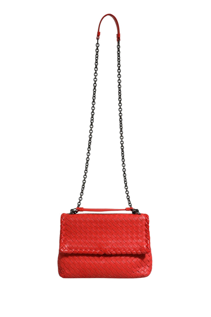 Bottega Veneta Olimpia Small Intrecciato Leather Shoulder Bag - RIMODA