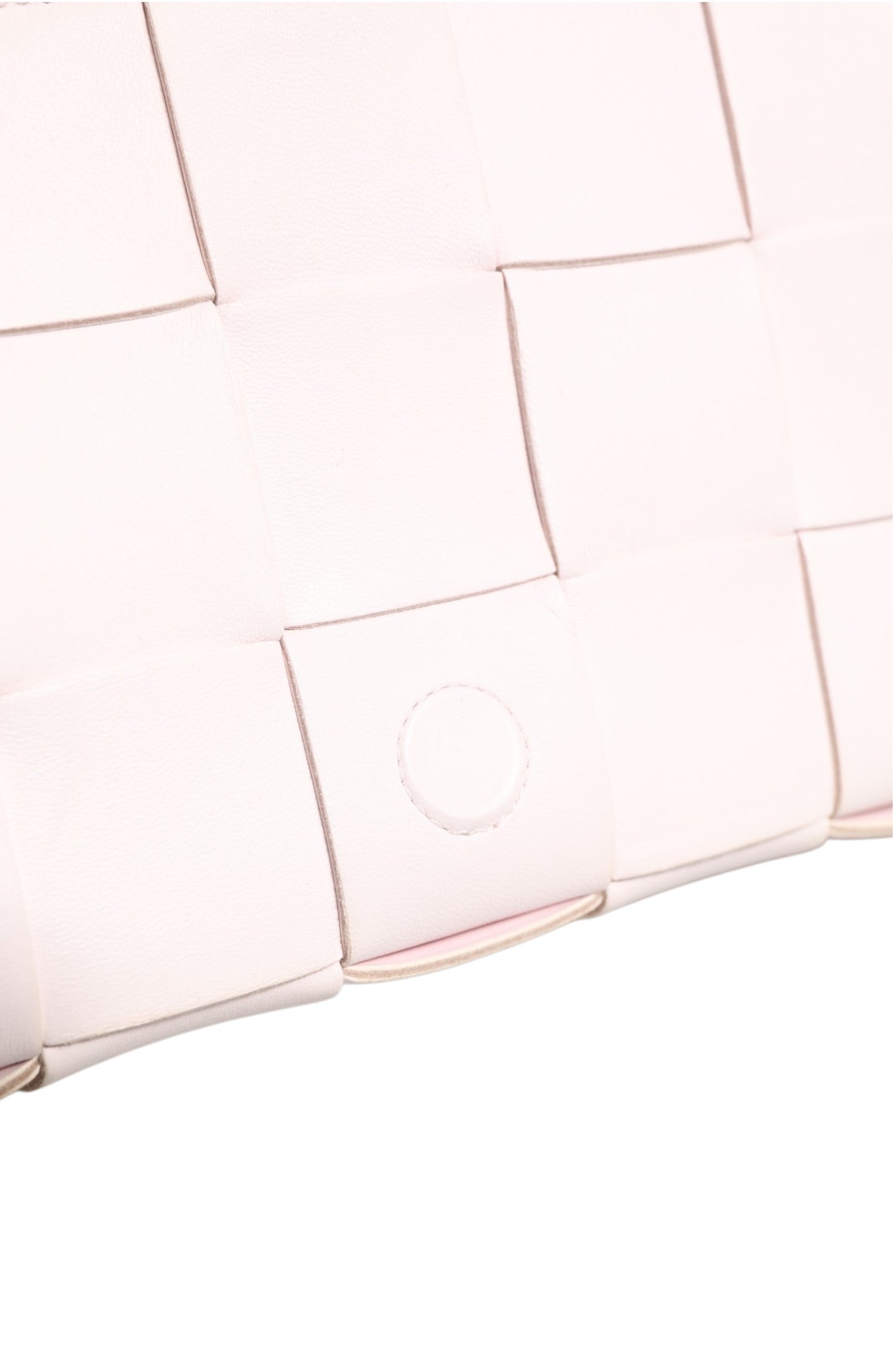 Bottega Veneta Pink Intrecciato Cassette Shoulder Bag - RIMODA